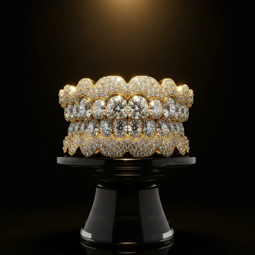 Diamond Cut Grillz — 14K Gold — Paul's Jewelry & Pawn